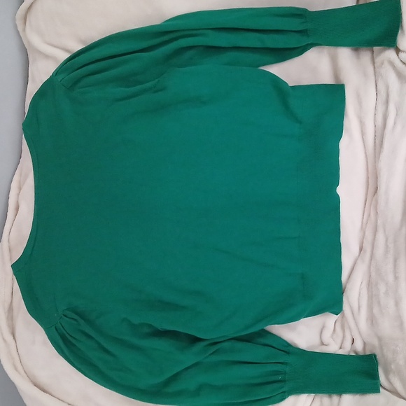 Ann Taylor Factory Emerald Knit Top Size:XL - Picture 4 of 6